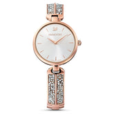 Dream Rock Watch, Metal Bracelet, Silver Tone, Rose-gold Tone Pvd